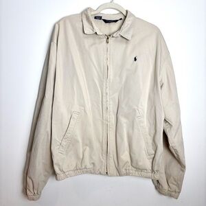 Vintage Polo Ralph Lauren Harrington Jacket Bi-Swing Zip Jacket Men’s L Large